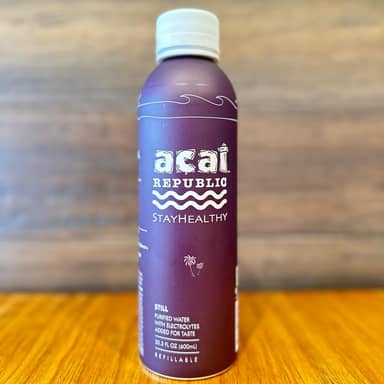 Water - Purified water with electrolytes added for taste (Reusable bottle)