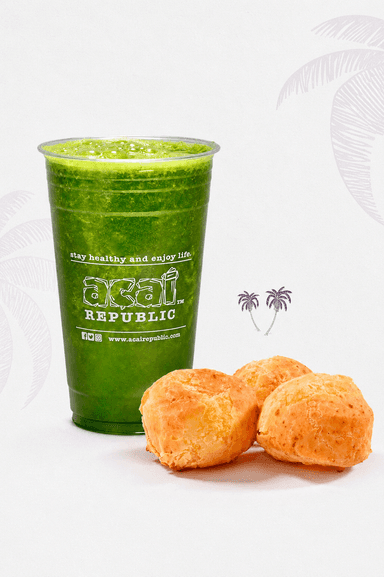 Juice Combo - Any regular fresh juice + your favorite Brazilian pastry.