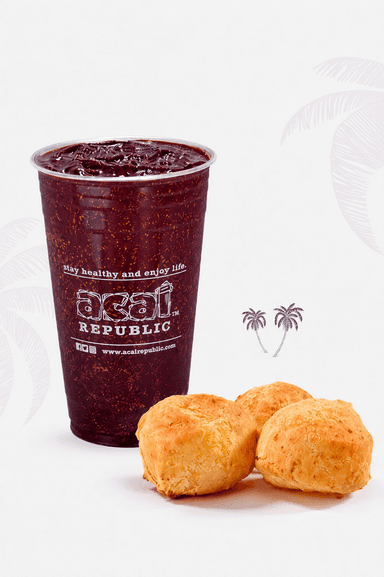 Acai Smoothie Combo - Regular acai smoothie + Your favorite acai base + Brazilian pastry